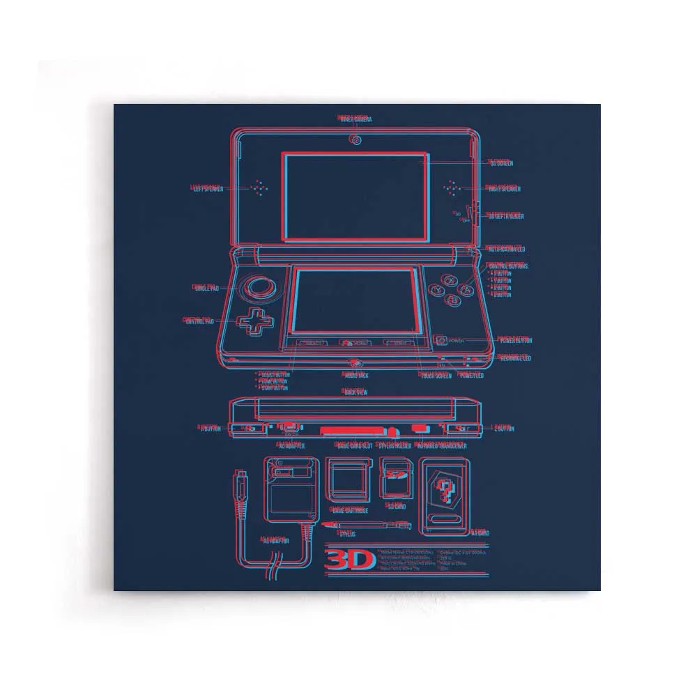 3DS - Canvas Print