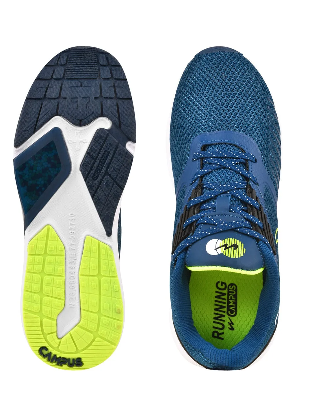 CAMP EYE Blue Men's Running Shoes