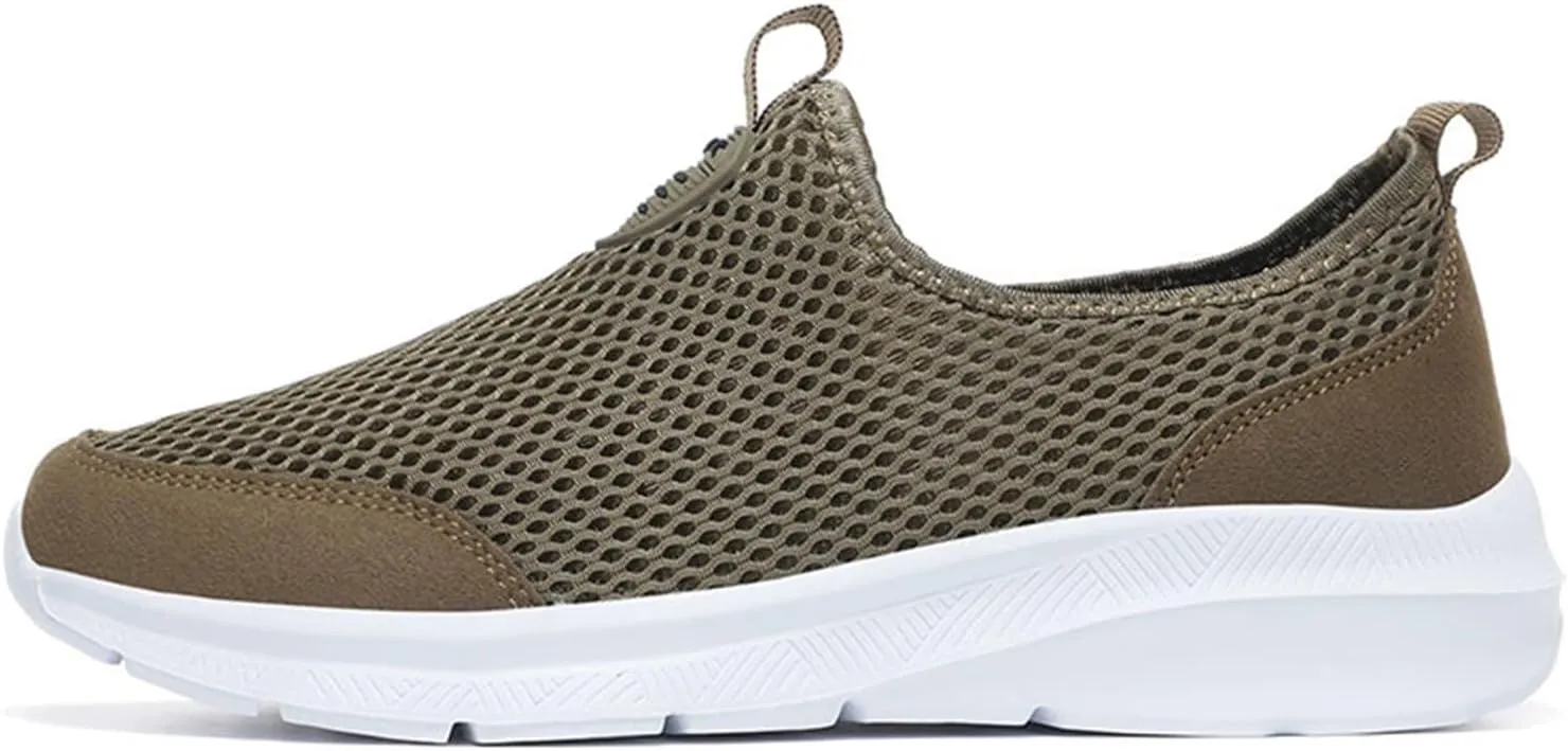 Casual Dress Shoes Fashion Summer Men Breathable Mesh Shallow Lace Up Casual Shoes