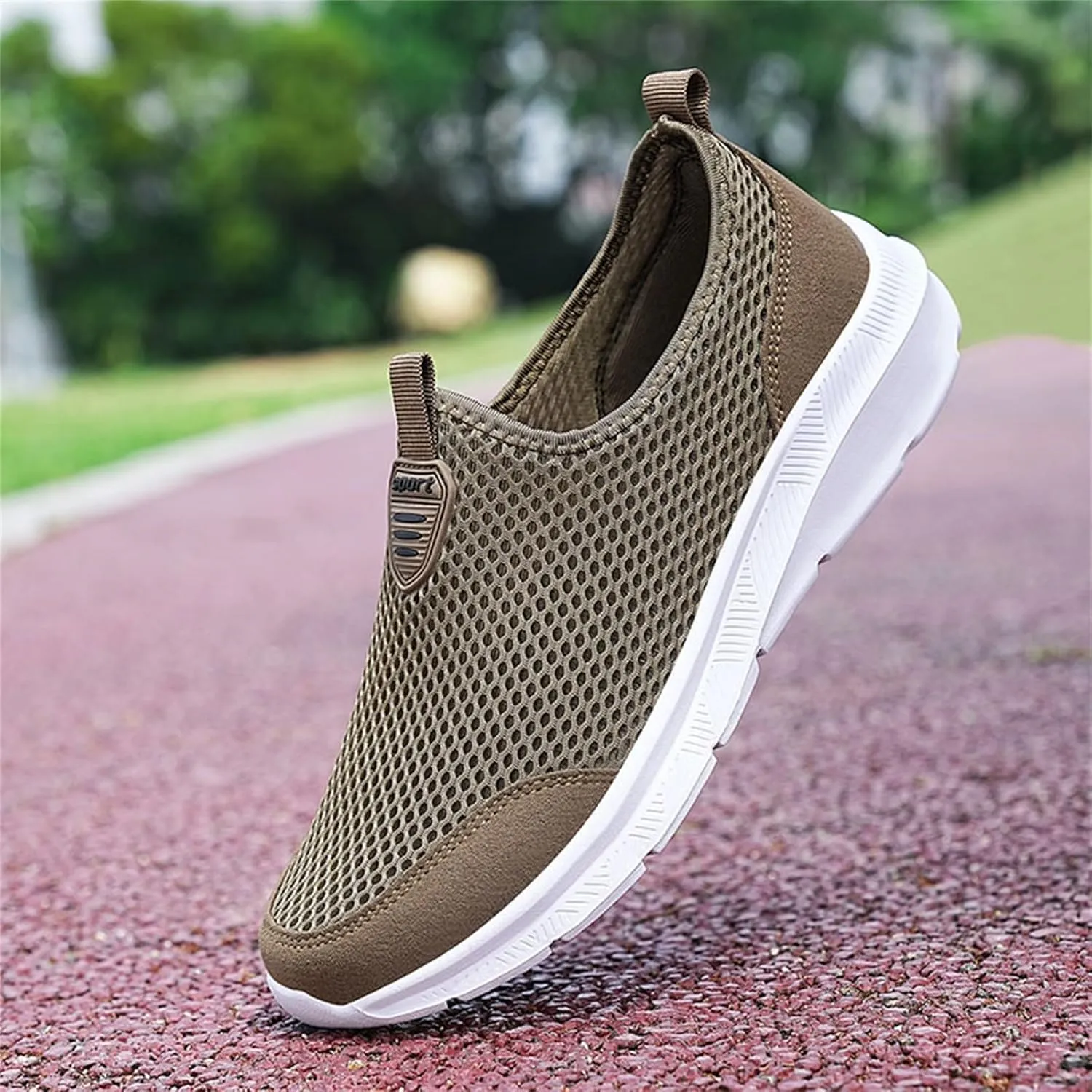 Casual Dress Shoes Fashion Summer Men Breathable Mesh Shallow Lace Up Casual Shoes