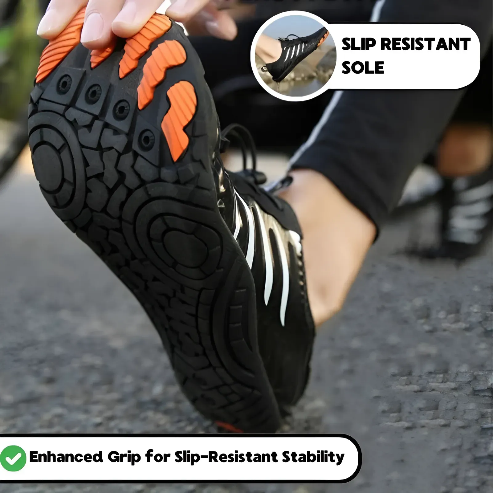 Cuzcare Ortho Barefoot Men Shoes | Non-slip Breathable Walking Arch-support