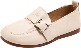 Fashion Spring Summer Children's Casual Shoes Girls' Leather Shoes Flat Sole Soft Comfortable Toddler 6 Shoes Girls