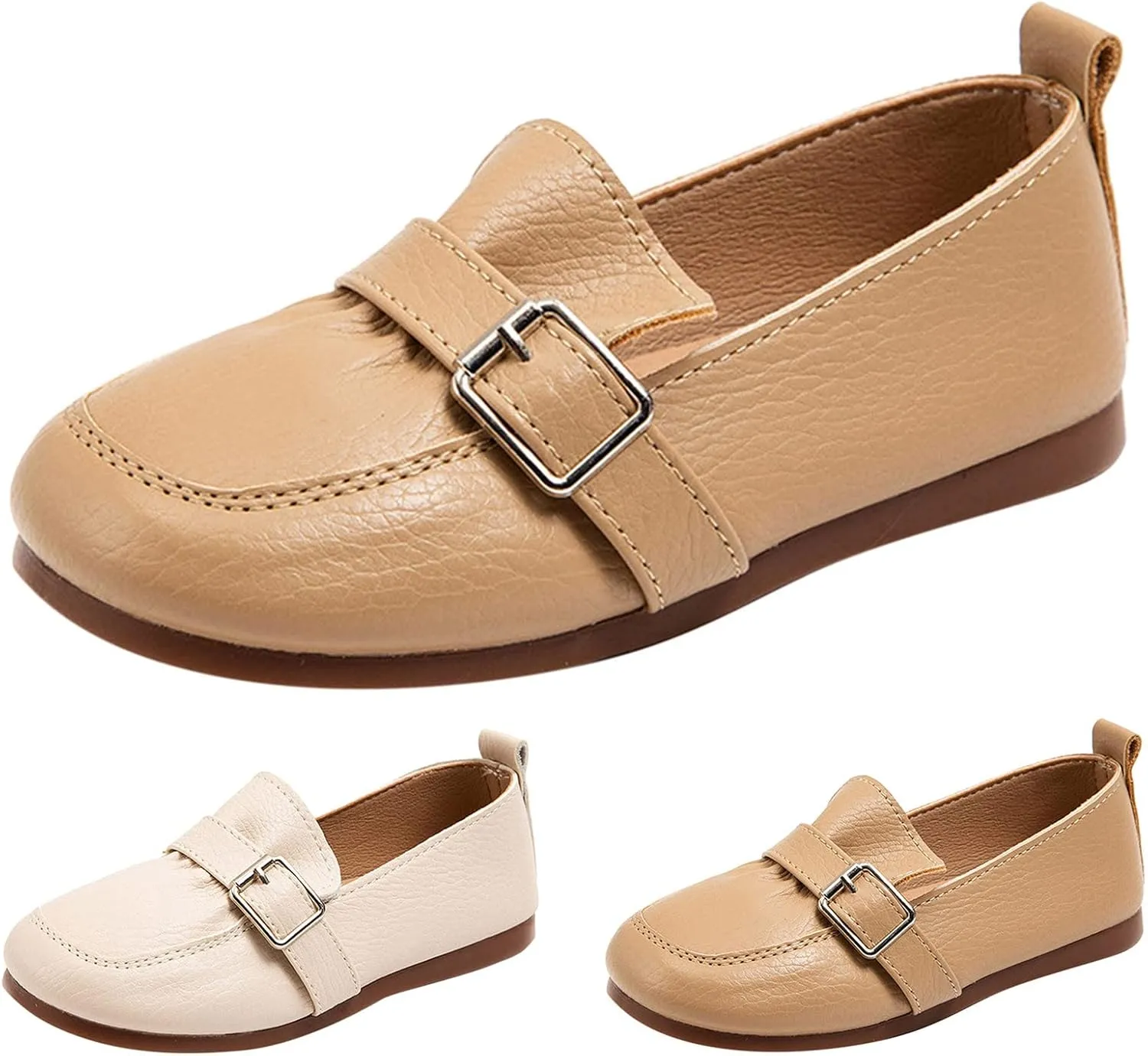 Fashion Spring Summer Children's Casual Shoes Girls' Leather Shoes Flat Sole Soft Comfortable Toddler 6 Shoes Girls