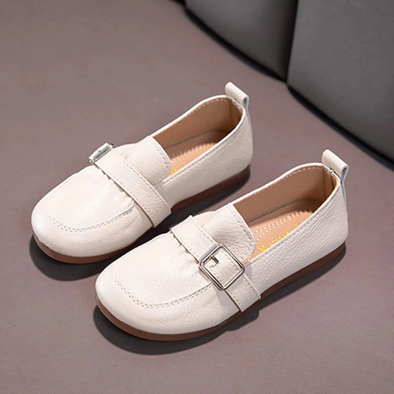 Fashion Spring Summer Children's Casual Shoes Girls' Leather Shoes Flat Sole Soft Comfortable Toddler 6 Shoes Girls