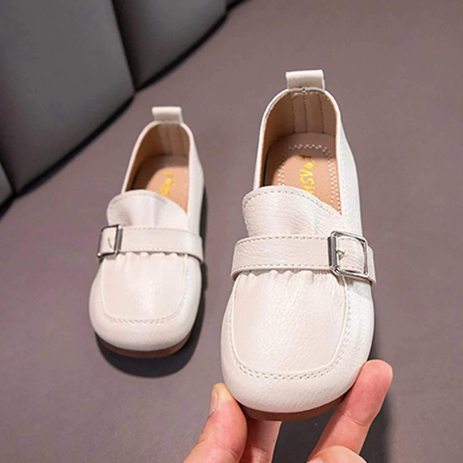 Fashion Spring Summer Children's Casual Shoes Girls' Leather Shoes Flat Sole Soft Comfortable Toddler 6 Shoes Girls