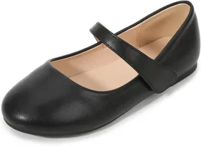 Girls Dress Shoes Patent Leather Wedding Party Princess School Uniform Shoes Mary Jane Ballet Flats for Kids
