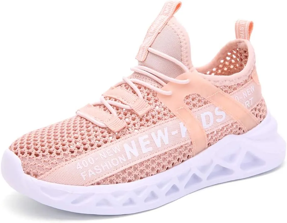 Kids Breathable Mesh Sneakers Casual Sports Running Tennis Shoes for Boys Girls