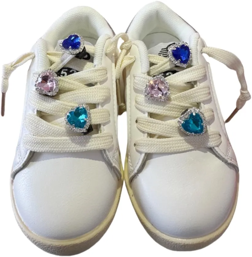 Kids Sparkle Star Sneakers Casual Sports Running Shoes for Girls Boys