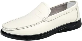 Mens Comfortable Premium Leather Leisure Working Driving Party Dress Shoes Classic Formal Work Business Shoes