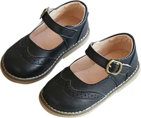 Toddler Girls Dress Shoes Mary Jane Ballet Flats Flower Girl Dress Shoes School Party Tea Party Dresses for Girls