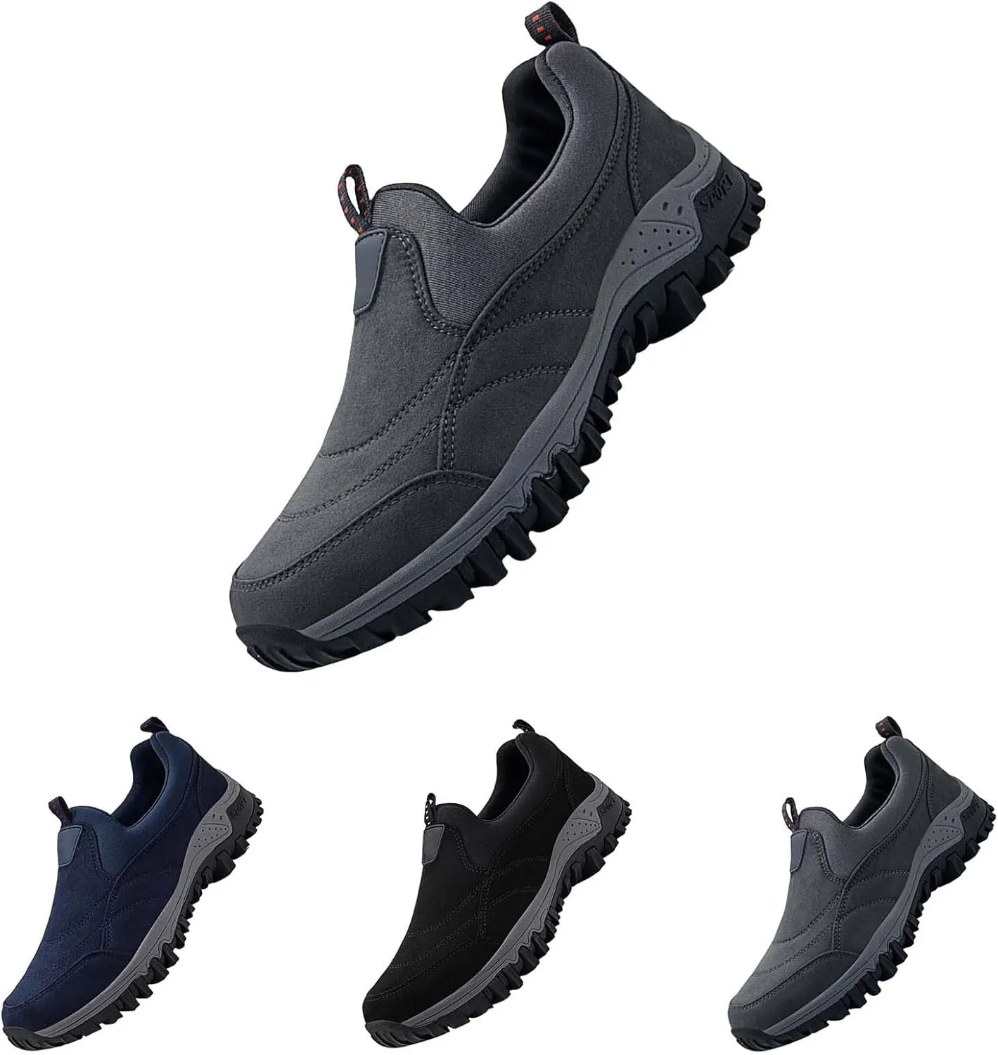 Winter Boots Men's Lined Warm Snow Shoes Width Winter Shoes Snow Boots Outdoor Hiking Lightweight Boots
