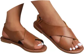 Women's Casual Thong Sandals Summer Slip On Flat Comfortable Beach Flip Flops for Walking and Travel
